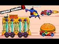 ХИЩНЫЕ МАШИНЫ 2 Выпуск #4 Монстр траки Бешеные тачки игра машинки Car eats Car