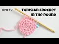 Tunisian Crochet In The Round