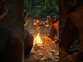 Chimpanzee Roasts a Banana! The Sneaky Grin After Burning His Friend