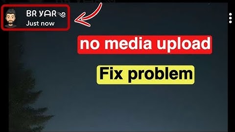 How to Remove Snapchat Media Upload Problem 2025 | Hide Media Upload Problem on Snapchat