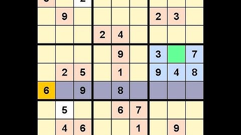 How to Solve Washington Times Sudoku Difficult June 2, 2021