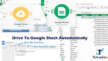 Drive to Google Sheet By App Script | How to Upload data from Drive to Sheet
