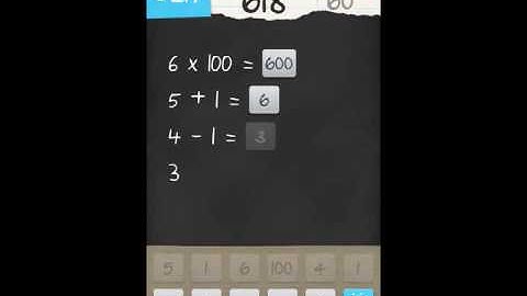 6 Numbers by Brainbow Level 60 Answer Guide