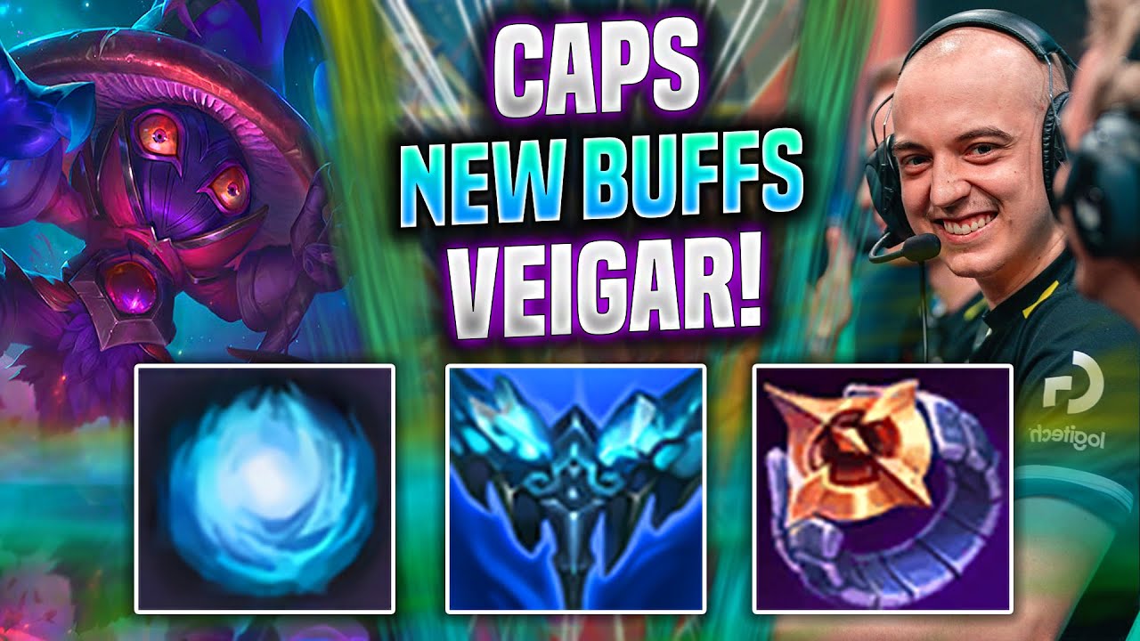 CAPS IS A GOD WITH VEIGAR NEW BUFFS! - G2 Caps Plays Veigar Mid vs Viktor! | Preseason 2022