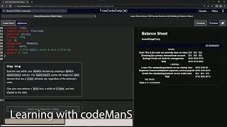 Learn HTML & CSS  FreeCodeCamp  (New) Responsive Web Design - Building a Balance Sheet: Step 44