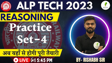 PRACTICE SET-04 |  ALP/TECH | REASONING |  BY RISHABH SIR