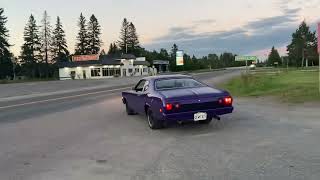 1974 Dodge Dart Sport 318 V8 leaves car show