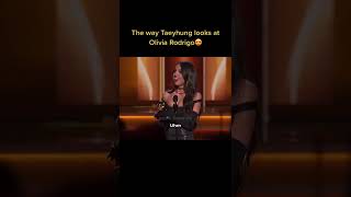 The Way Taeyhung Looks At Olivia Rodrigo