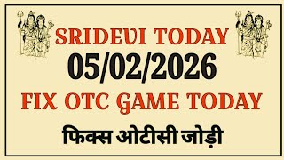 SRIDEVI DAY MATKA TODAY 05/02/2026 SRIDEVI SATTA MATKA RESULT TODAY SRIDEVI CHART SRIDEVI FREE GAME 