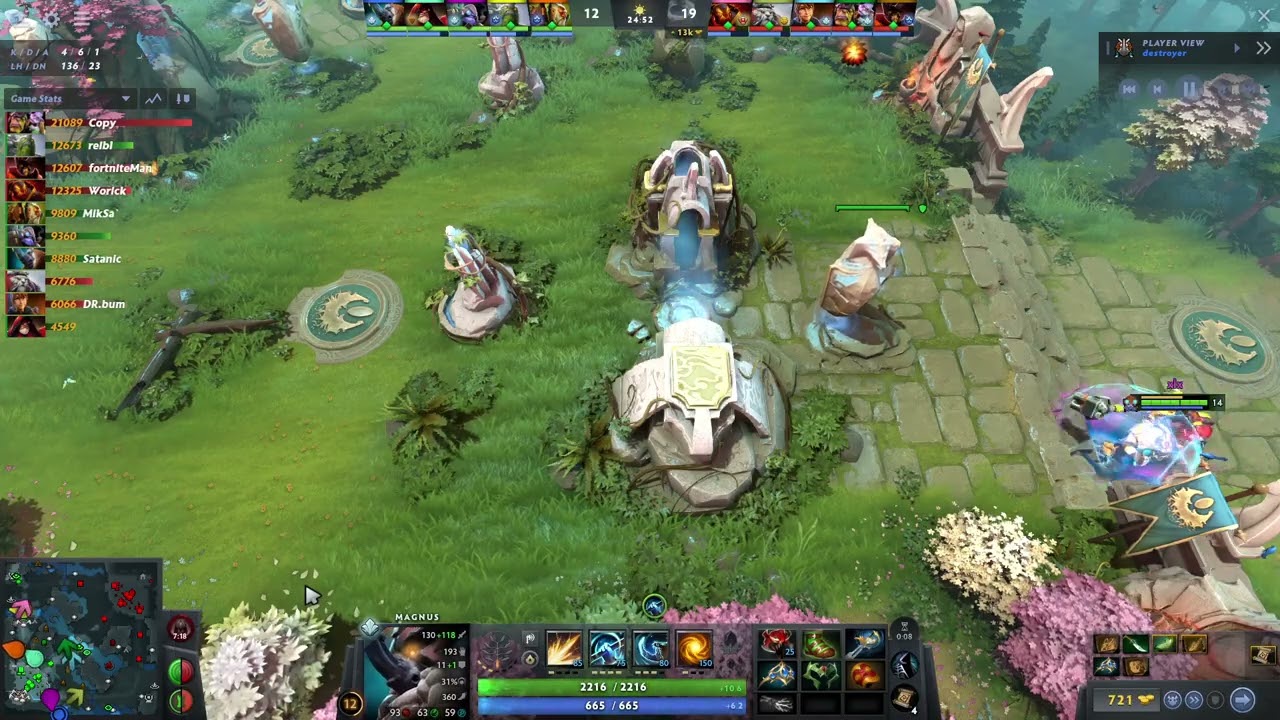 Z10.MikSa`, PARIVISION.Satanic vs nouns.Copy, Worick [14450 MMR]