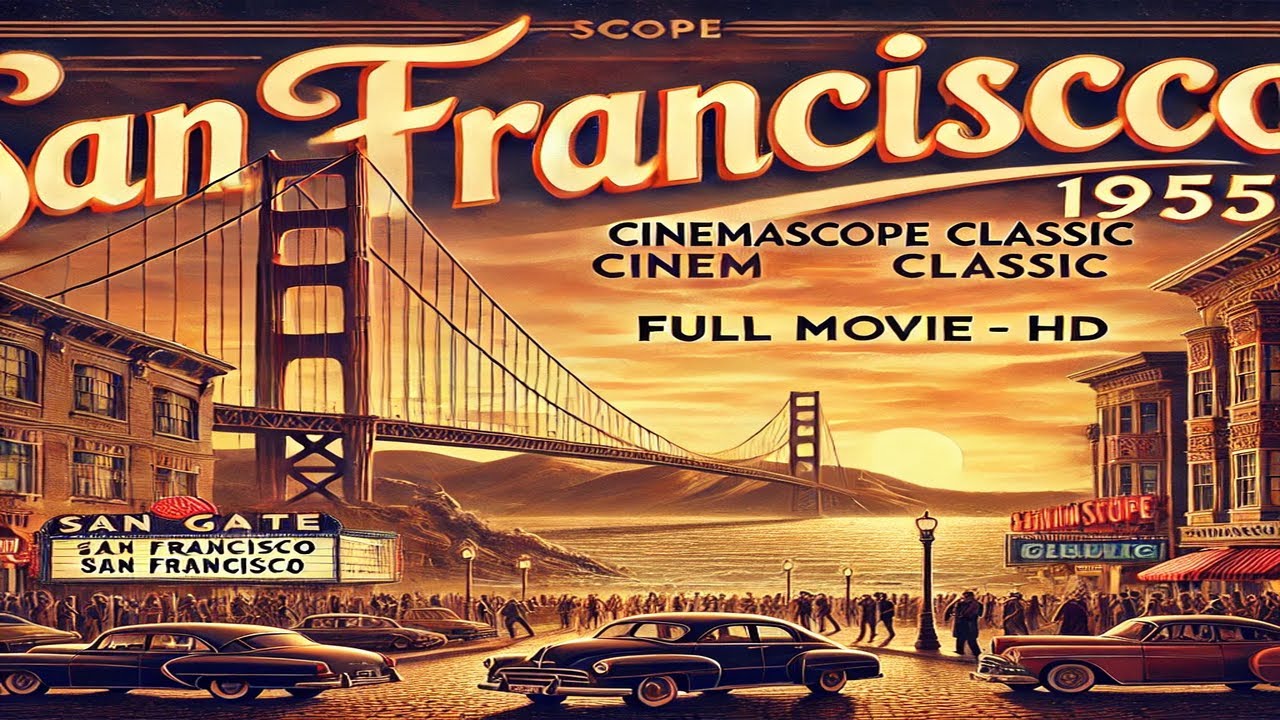 🌉 San Francisco (1955) | Cinemascope Classic | Full Movie | HD