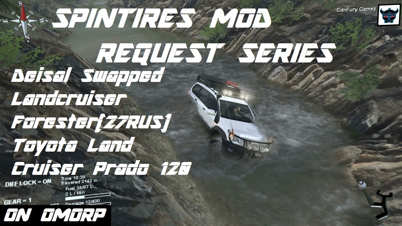 Spintires Mod Request Series Diesel Swapped Land Cruiser!