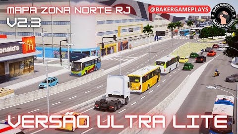 🔴 LANÇAMENTO - MAPA ZONA NORTE RJ V2.3 ULTRA LITE [AGORA A REGIÃO DA PAVUNA] PROTON BUS SIMULATOR 🔴