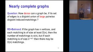 Prof. Noga Alon - On Graphs and Communication - Technion Lecture
