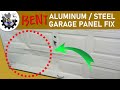 Aluminum/Steel Garage Door Panel Repair