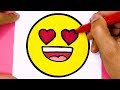 HOW TO DRAW IN LOVE EMOJI, DRAW CUTE THINGS