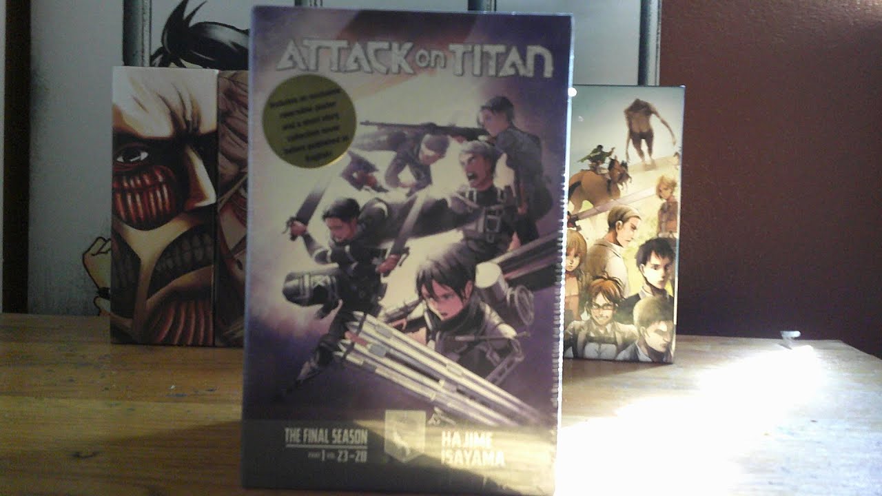 Books Kinokuniya: Attack on Titan: Season 1 Part 1 - Manga Box Set  (4-Volume Set / vol. 1 - 4) / Isayama, Hajime (9781632366993)