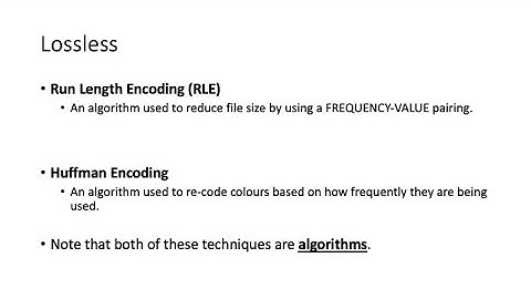 Digital Data: Compression