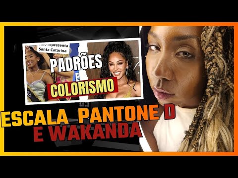 REACT Negritude em Letras ESCALA PANTONE DE WAKANDA