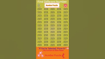 Find Odd. #quiz #odd #numberpuzzle #viral #iqtest #funpuzzle #shorts