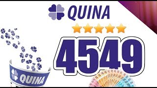 Quina: Resultado do Sorteio 4549 Realizado Dia 06/12/2017