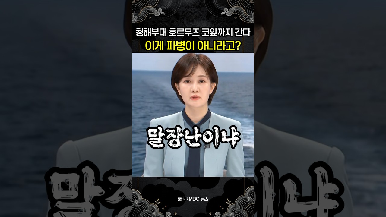 청해부대 작전 범위 호르무즈 해협 초입까지 확대 검토…"우회 파병" 분석