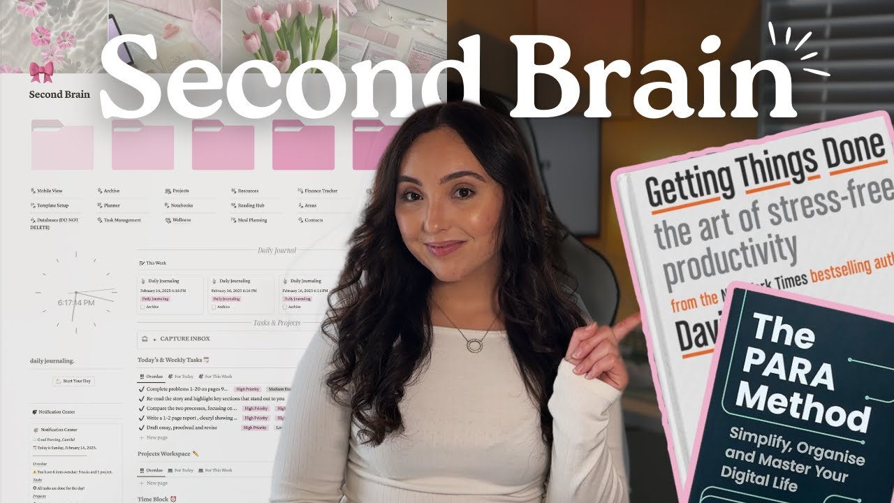 The Ultimate Second Brain Setup in Notion 🧠 | GTD & PARA Method - YouTube