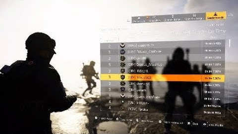 The Division 2: Operation Dark Hours - 8:07 Speedrun (CRY) PS4
