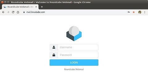 INSTALLATION ET CONFIGURATION DE ROUNDCUBE SUR DEBIAN