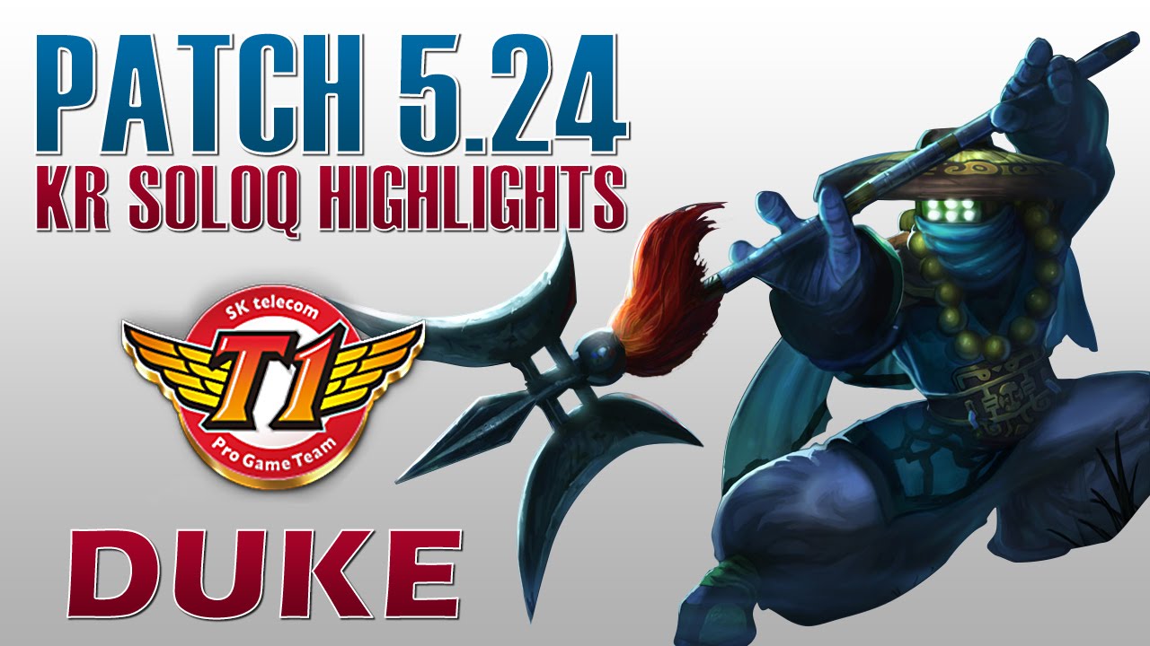 SKT T1 Duke - Jax Top Lane - KR SoloQ Highlights