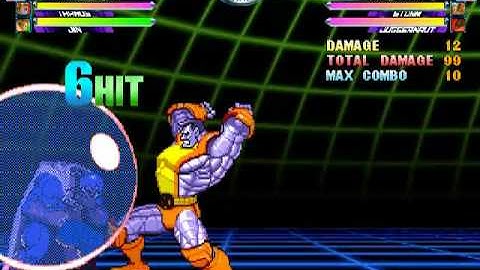 MvC2 Colossus combo 100% Damage - Assist thanos