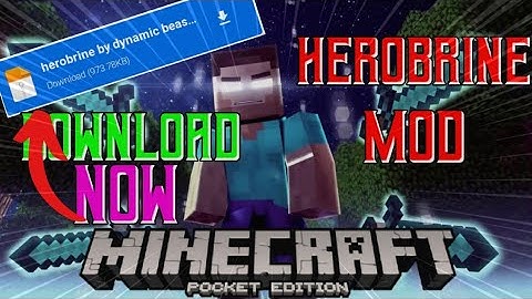 how to download herobrine mod in minecraft pe in Malayalam