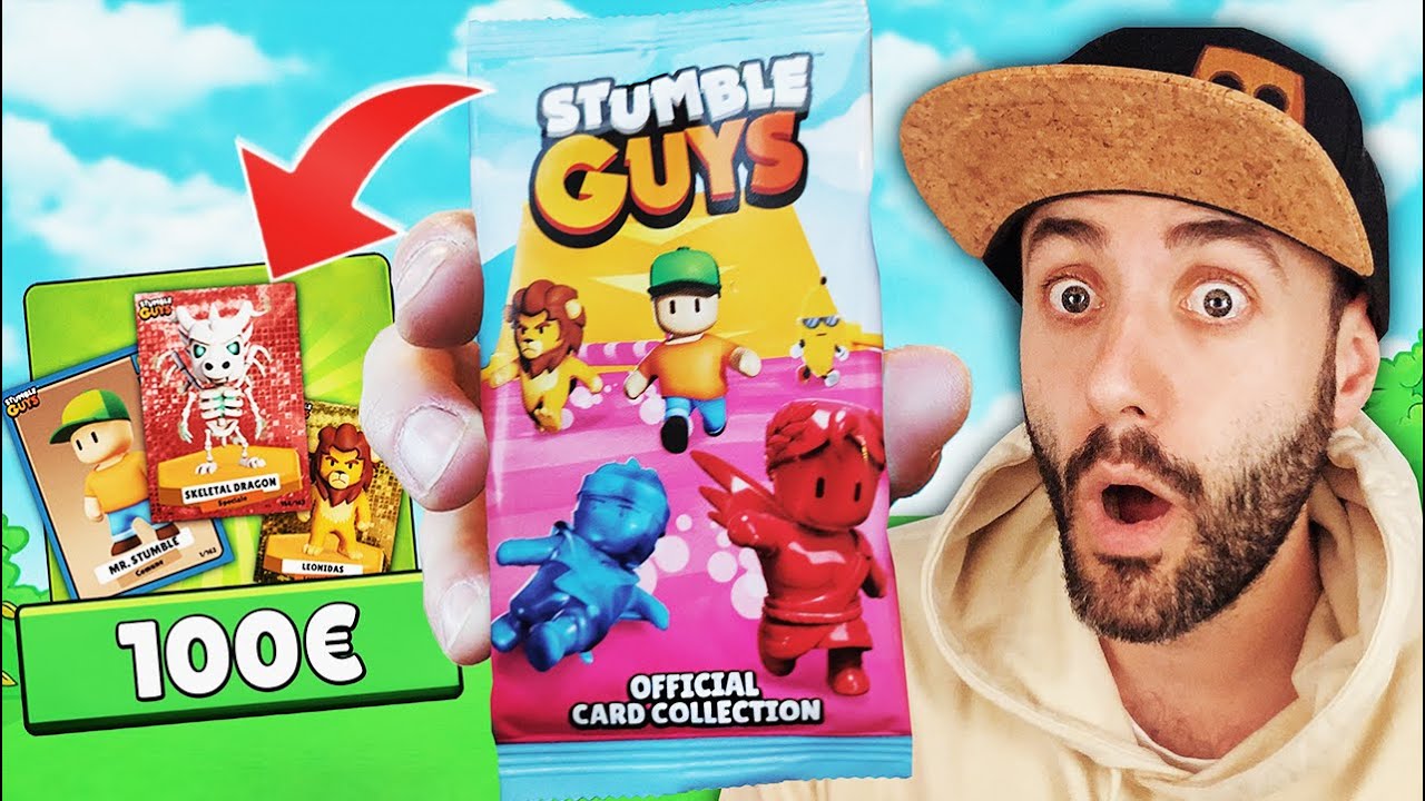 PACK OPENING DE CARTE A COLLECTIONNER OFFICIEL STUMBLE GUYS ! 😱 