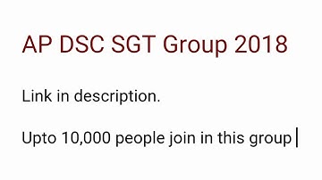 AP DSC SGT Group link... Join and share