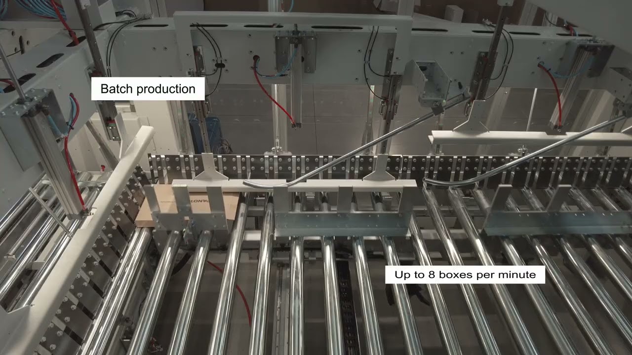 CM410 the high-performance automatic cardboard closing machine