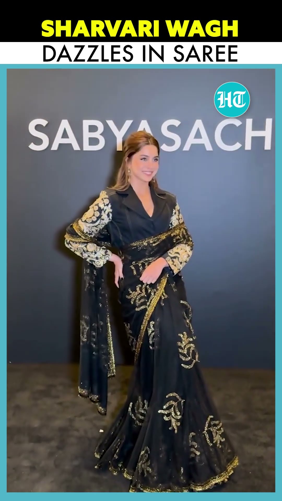 Sharvari Wagh Brings A Modern Twist To Classic Sabyasachi Saree At Event #ytshorts