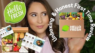 FIRST EVER HELLO FRESH BOX REVIEW 2021 | is it worth it!