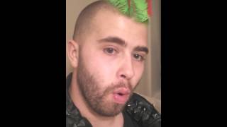 Alien styled mohawk