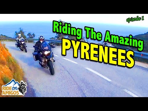 Motorcycle Riding The Amazing PYRENEES (Part 1) Barcelona, Cadaques, Camprodon, Costa Brava