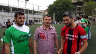 Keçeci Köyü 16. Geleneksel Futbol Turnuvası Kırac Ve Hamidiye Takım Kaptanları Mactan Önce Açıklama