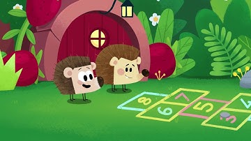 Pins and Nettie: Episode 8 - Hopscotch    |  Learning new games together