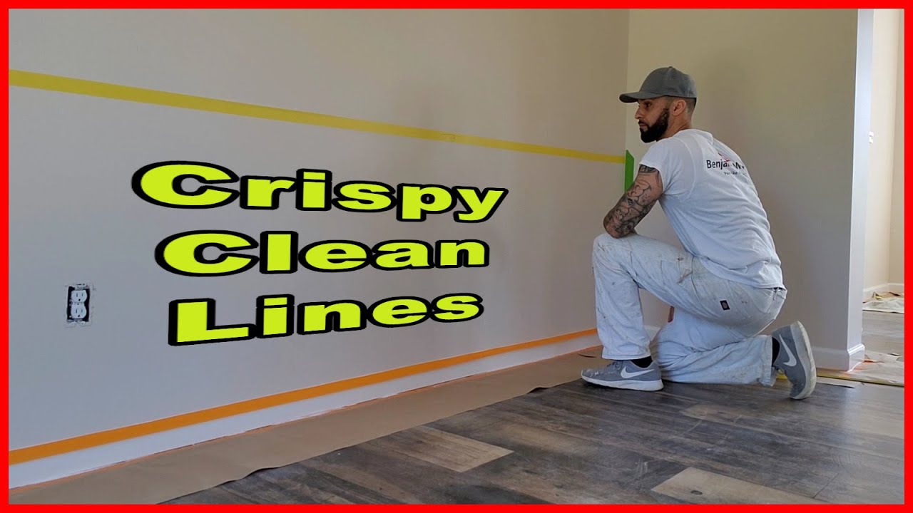 How To Paint Straight Lines How To Paint Straight Lines And Stripes On Walls - YouTube