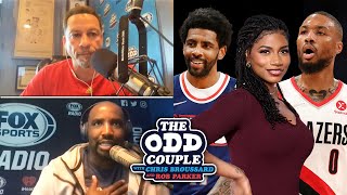 Taylor Rooks Says Damian Lillard is Not a Superstar in Comparison to Kyrie Irving | THE ODD COUPLE