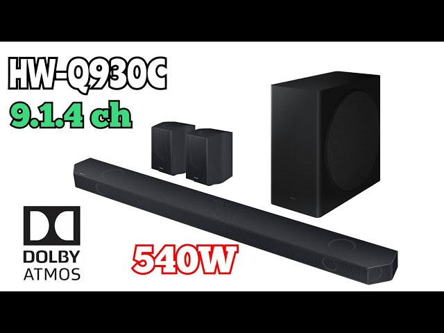 Samsung HW-Q930C 9.1.4ch Wireless Dolby Atmos Q-series Soundbar (2023) | Overview!💯🔥