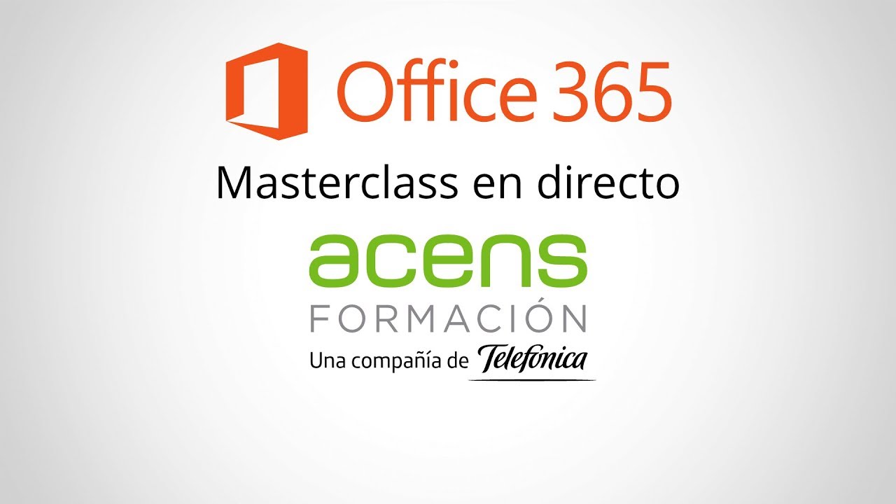 Administración de Office 365 (Sesión 1) - Masterclass Formación acens 2019  - YouTube