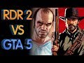 Red Dead Redemption 2 и GTA 5 как изменился открытый мир