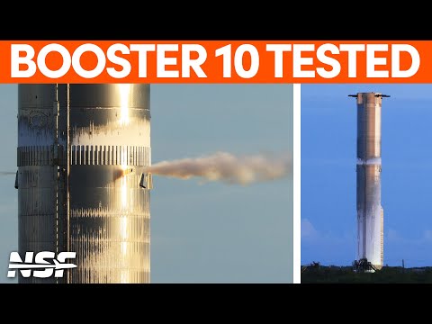 Booster 10 Proof Testing Completed | SpaceX Boca Chica