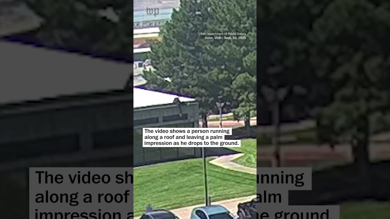 Video Shows Person Of Interest Fleeing Charlie Kirk Shooting