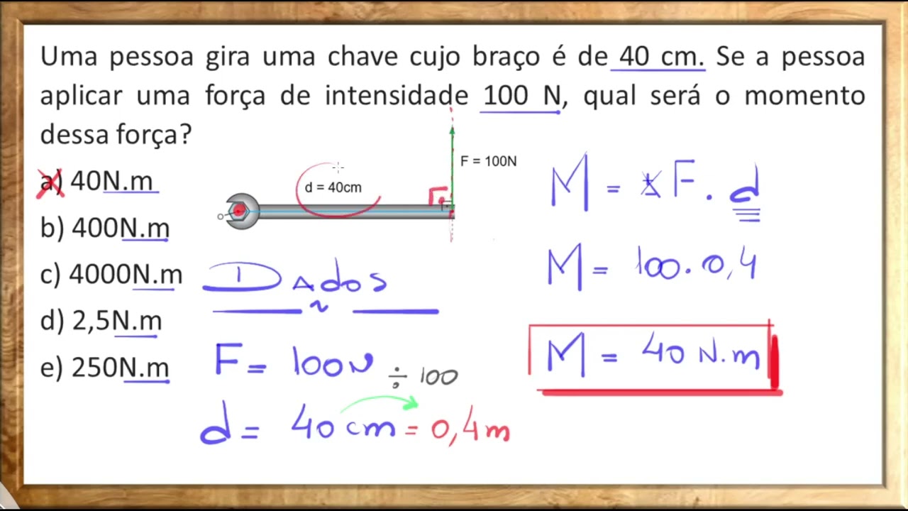 𝐐𝐮𝐞𝐬𝐭𝐨̃𝐞𝐬 𝐬𝐨𝐛𝐫𝐞 𝐦𝐨𝐦𝐞𝐧𝐭𝐨 𝐝𝐞 𝐮𝐦𝐚 𝐟𝐨𝐫𝐜̧𝐚(𝐓𝐨𝐫𝐪𝐮𝐞)