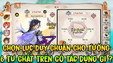 Ta Làm Tông Sư Trong Tiên Môn - Nên Chọn Thuộc Tính Lục Duy Nào Cho Tướng & Tác Dụng Của Lục Duy ???